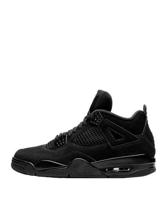 Nike Air Jordan Retro 4 Black Cut