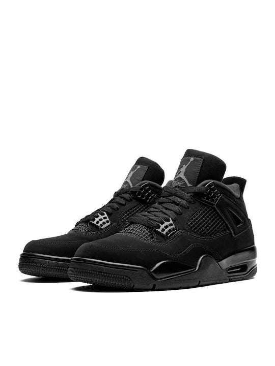 Nike Air Jordan Retro 4 Black Cut