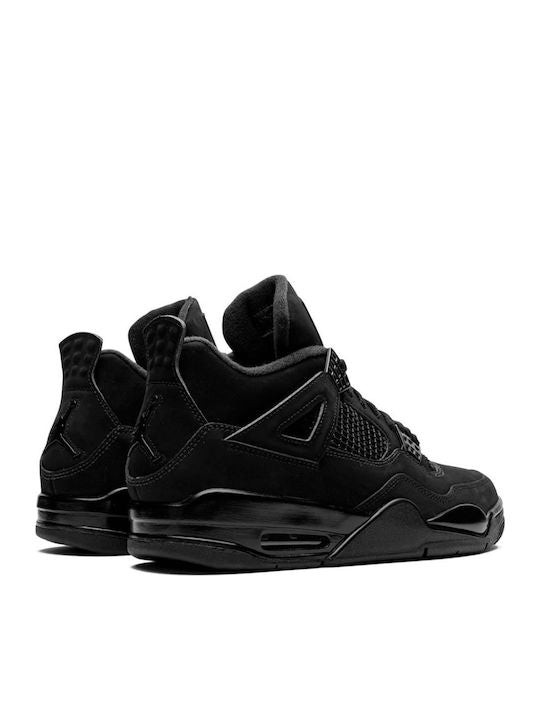 Nike Air Jordan Retro 4 Black Cut